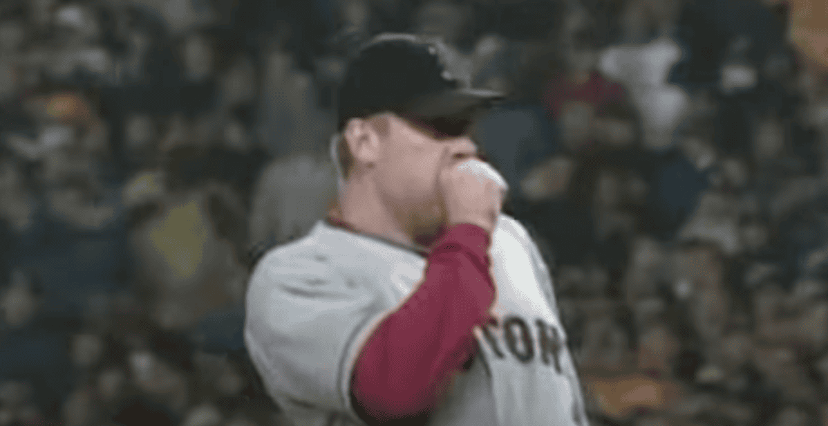 Curt Schilling in action, a key figure among Hall of Fame pitchers overlooked for Cy Young.